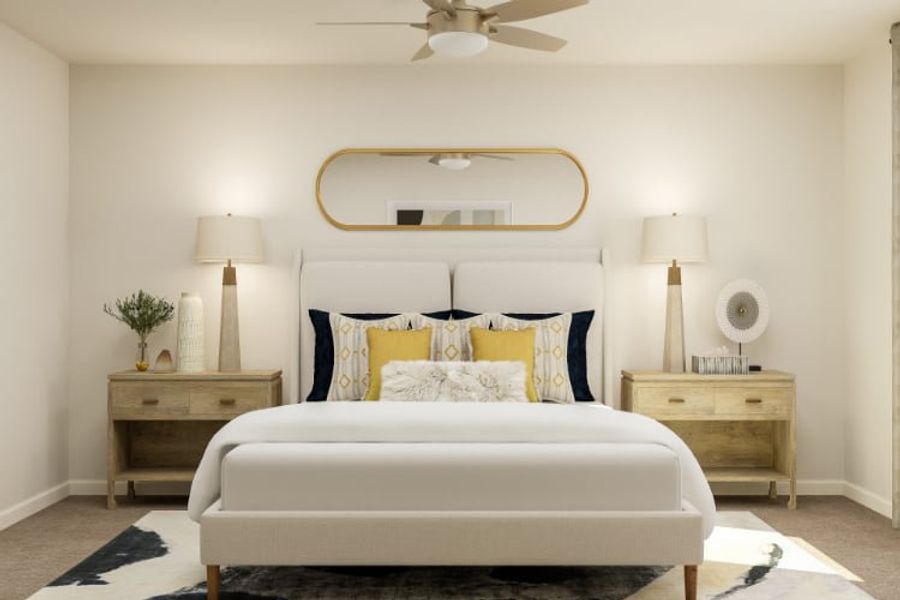 A white couch in a room. A white couch in a room.