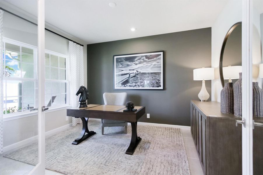 Furnished interior view inside a new home in Spirit of Sebastian, Sebastian (Image 22).