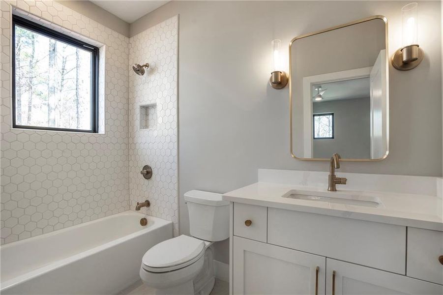 Furnished interior view inside a new home in Aster, Roswell (Image 15).