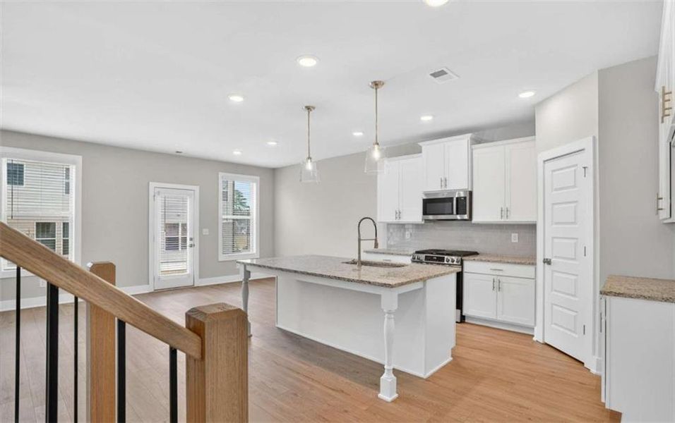 Furnished interior view inside a new home in , Stockbridge (Image 8).