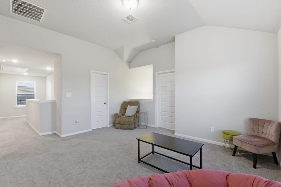 Furnished interior view inside a new home in Legends Bay, Baytown (Image 34). Furnished interior view inside a new home in Legends Bay, Baytown (Image 34).