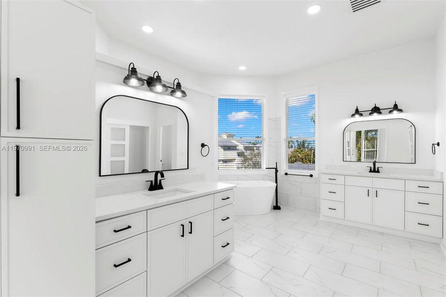 Furnished interior view inside a new home in , Crystal Beach (Image 12).