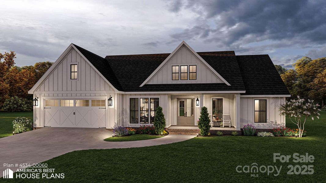 Front exterior of a new home in , Monroe, NC, highlighting curb appeal (Image 1).