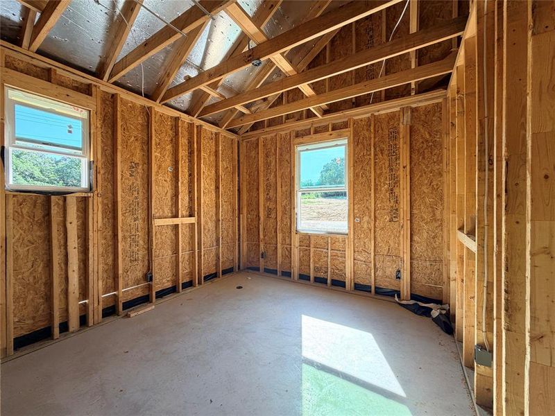 In-progress construction of a new home in Monarch Manor, Poolville, TX (Image 12).