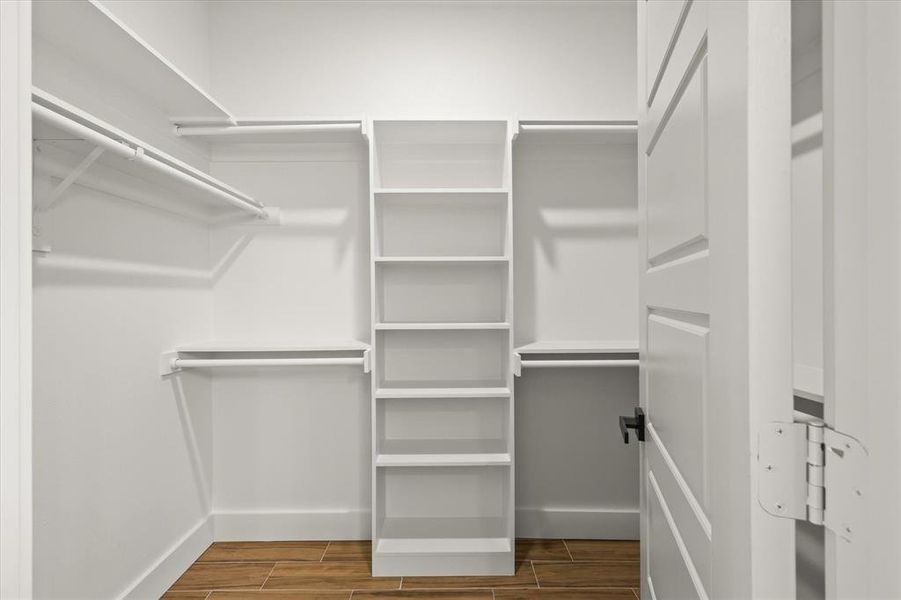 Primary walk-in closet