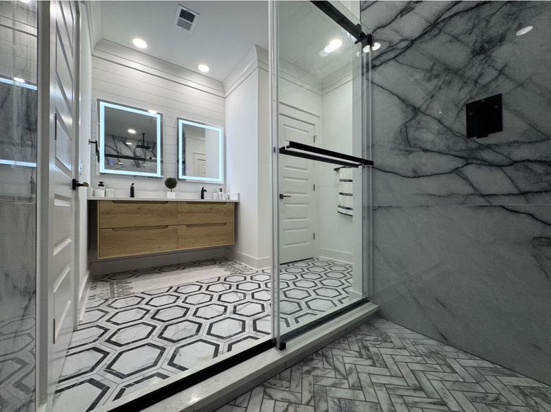 Furnished interior view inside a new home in , North Charleston (Image 38).