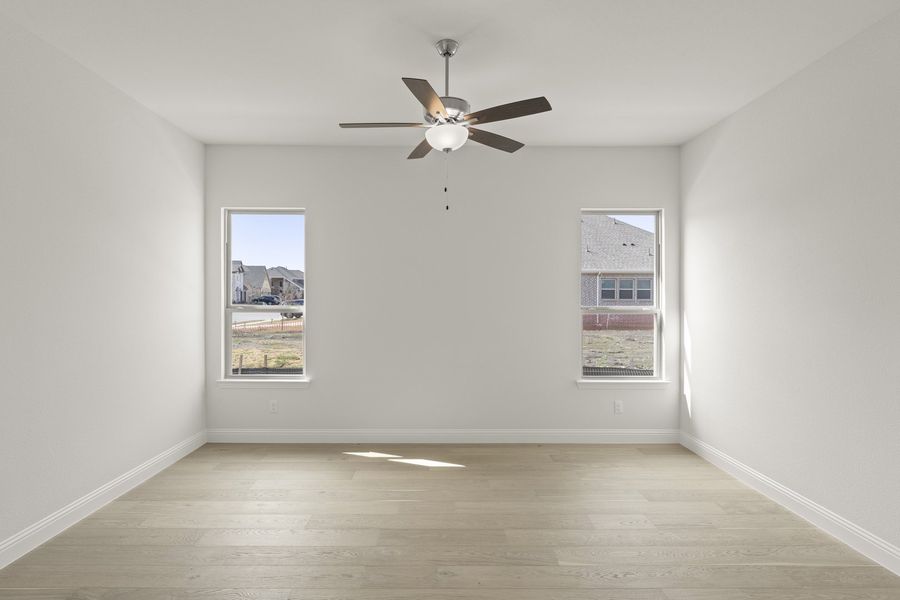 Representative unfurnished interior of a home built from the Crockett by Windsor Homes in Anna Town Square, Anna (Image 18).