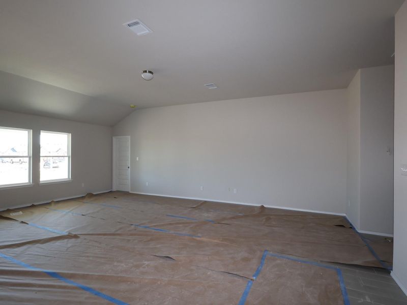 In-progress construction of a new home in Carillon, Manor, TX (Image 9).