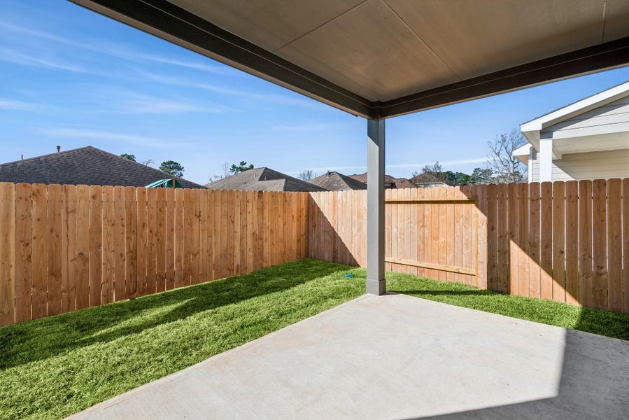 The Sparrow II- Rear Covered Patio