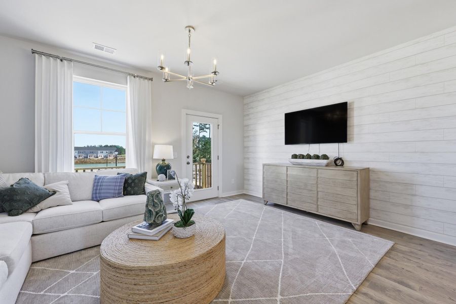 Furnished interior view inside a new home in Westpark at Cane Bay, Summerville (Image 17). Furnished interior view inside a new home in Westpark at Cane Bay, Summerville (Image 17).