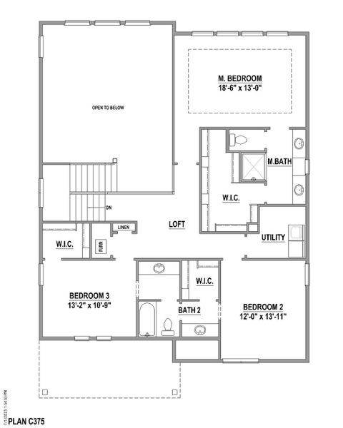 Plan C375 2nd Floor Plan C375 2nd Floor
