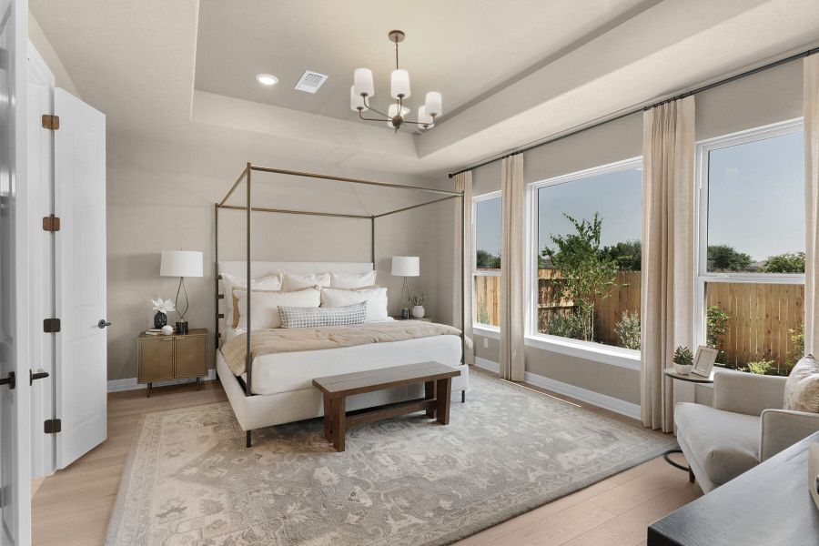 Furnished interior view inside a new home in Nolte Farms, Seguin (Image 30).