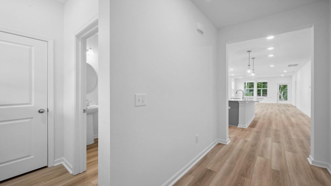 Spacious, unfurnished interior of a new home in Creekside at Andrews, Summerville (Image 15).