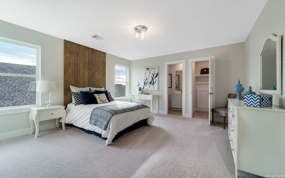 Furnished interior view inside a new home in Laurel Vistas, San Antonio (Image 25).