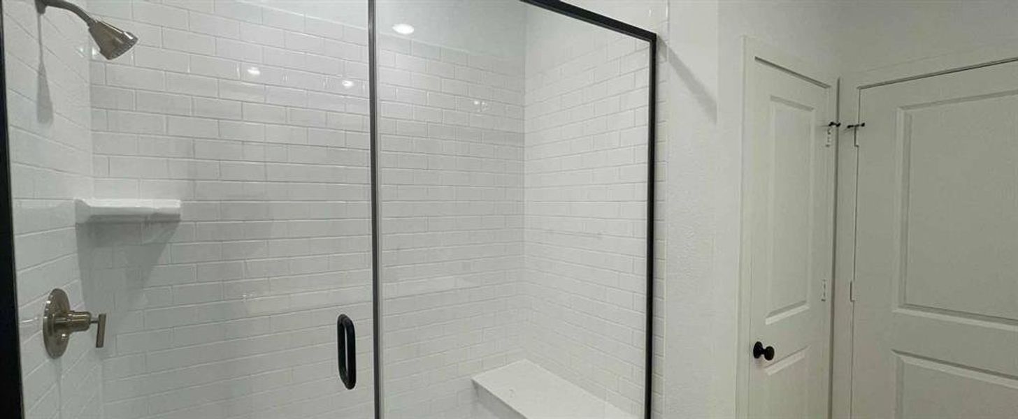 Primary Bathroom Construction Progress featuring the Serene Collection