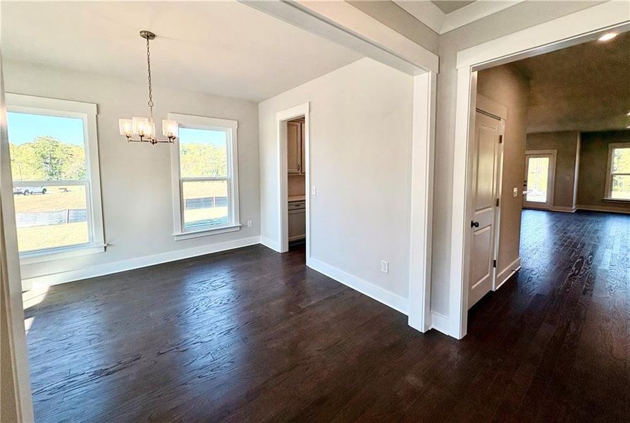Spacious, unfurnished interior of a new home in Riversprings, Dacula (Image 37). Spacious, unfurnished interior of a new home in Riversprings, Dacula (Image 37).