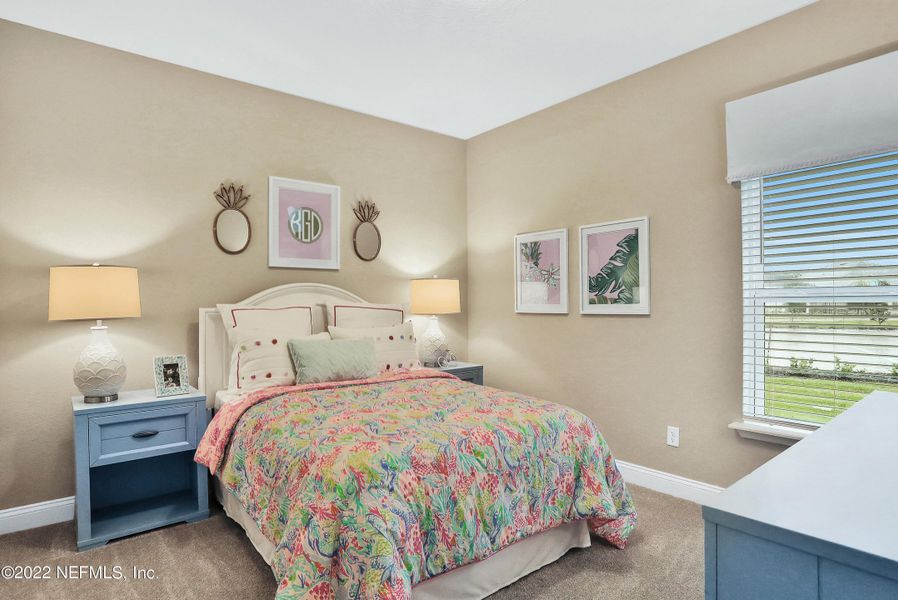 Furnished interior view inside a new home in Silver Landing at SilverLeaf, St. Augustine (Image 39).