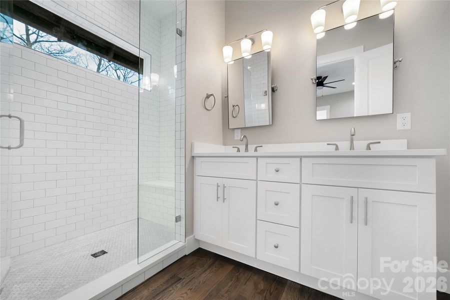 Furnished interior view inside a new home in , Pisgah Forest (Image 14).