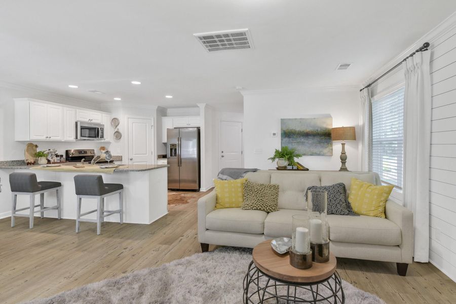 Furnished interior view inside a new home in Central Creek, Goose Creek (Image 15).