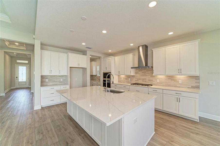 Furnished interior view inside a new home in Pasadena Woods, Wesley Chapel (Image 11).