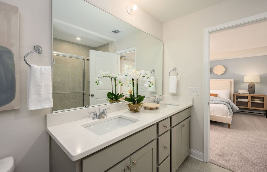 Furnished interior view inside a new home in Waterways, Richmond Hill (Image 15).