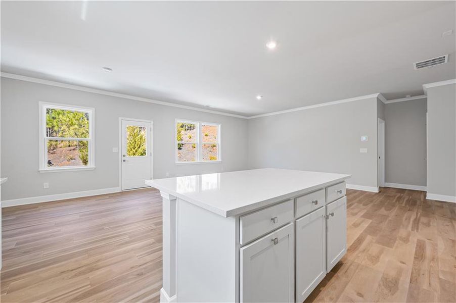Furnished interior view inside a new home in Enclave at Parkway Village, Fairburn (Image 8).