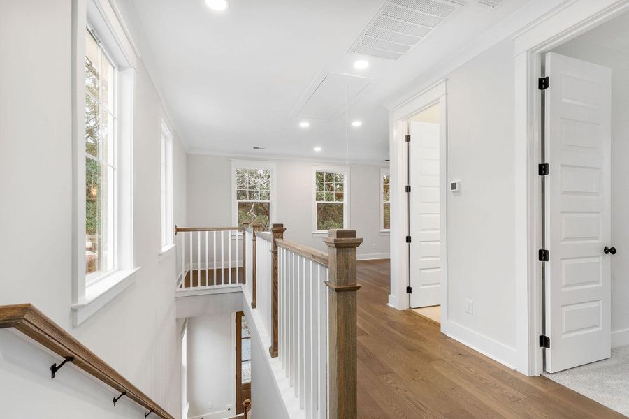 Furnished interior view inside a new home in Central Park, James Island (Image 8).