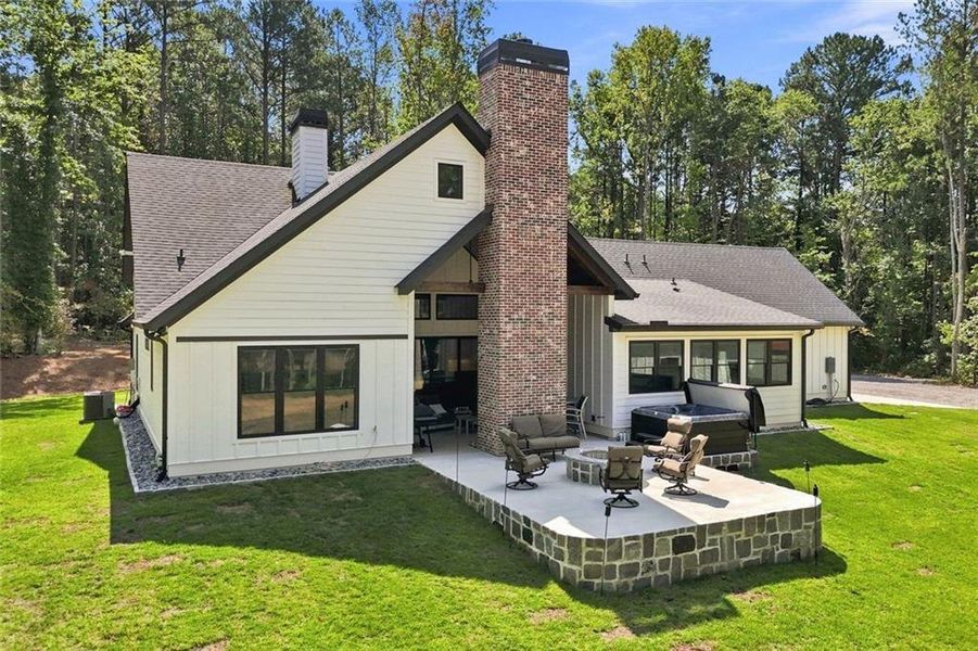 Exterior details and patio area of a home in , Canton (Image 3).