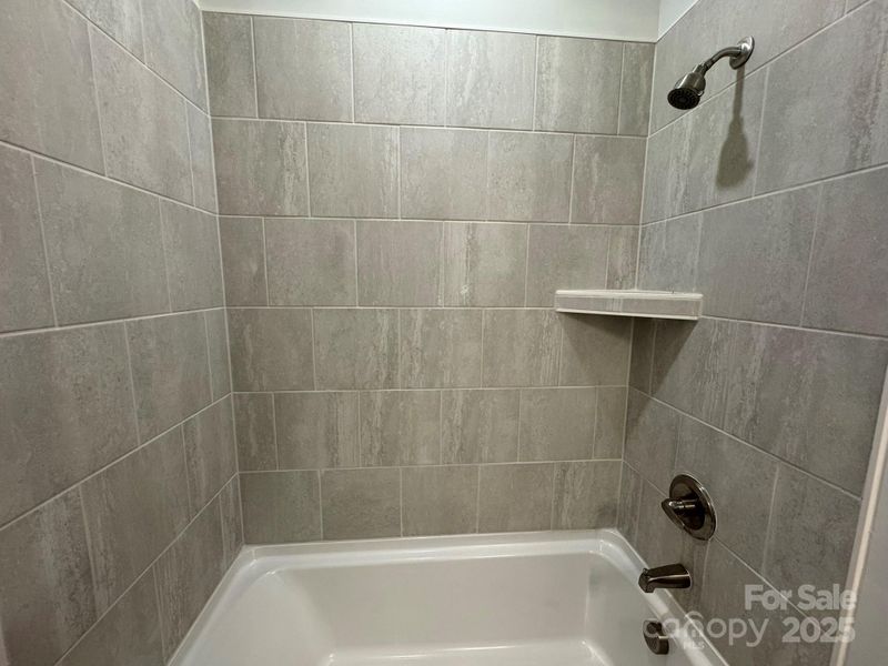 Hall Bath Tiled Shower