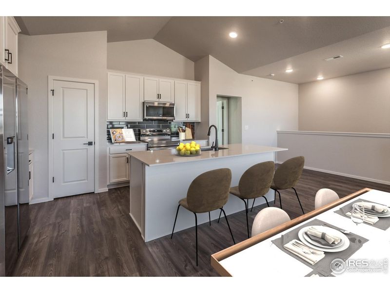 Furnished interior view inside a new home in Raindance Condos, Windsor (Image 14).