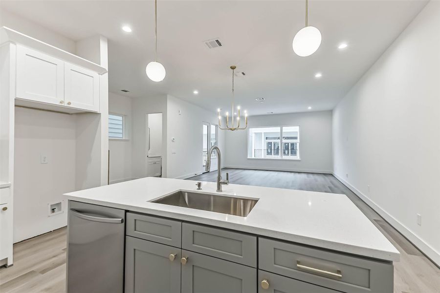 Furnished interior view inside a new home in , Houston (Image 15).