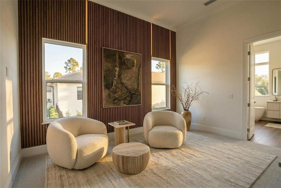 Furnished interior view inside a new home in , Montverde (Image 38).