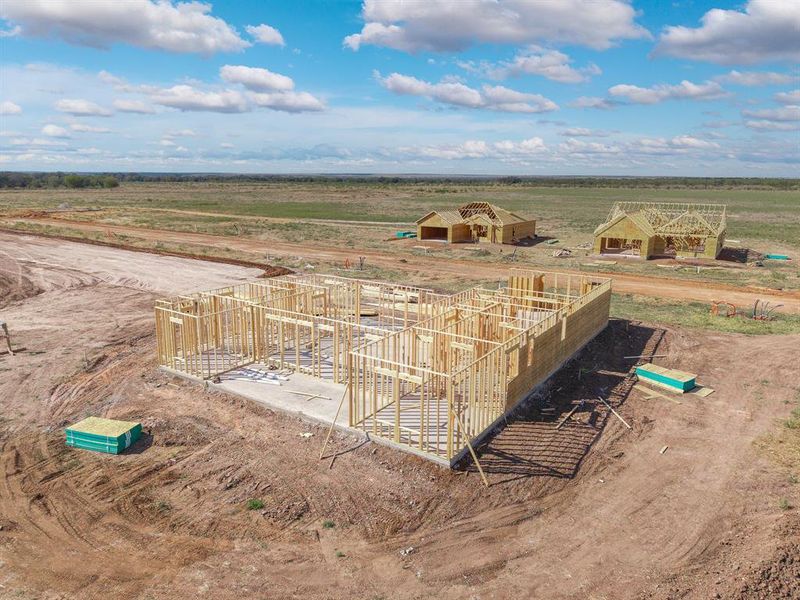 In-progress construction of a new home in , Early, TX (Image 4).