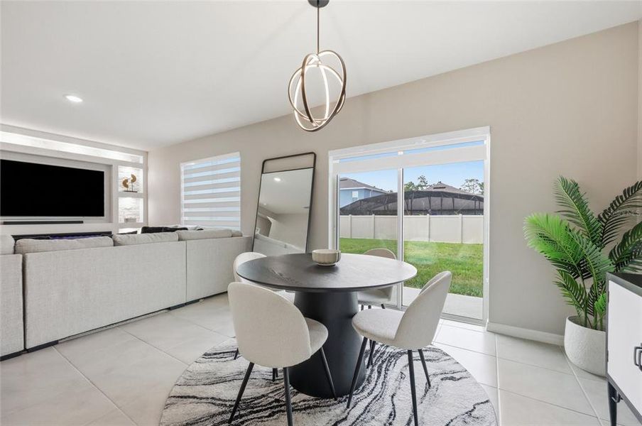 Furnished interior view inside a new home in Edgemont at Serenoa, Clermont (Image 38).