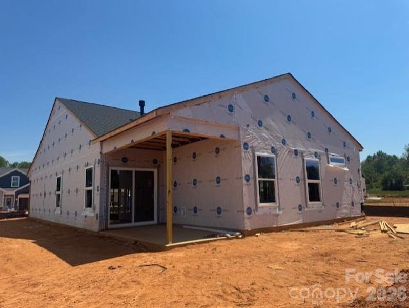 Exterior Rear and Patio Area