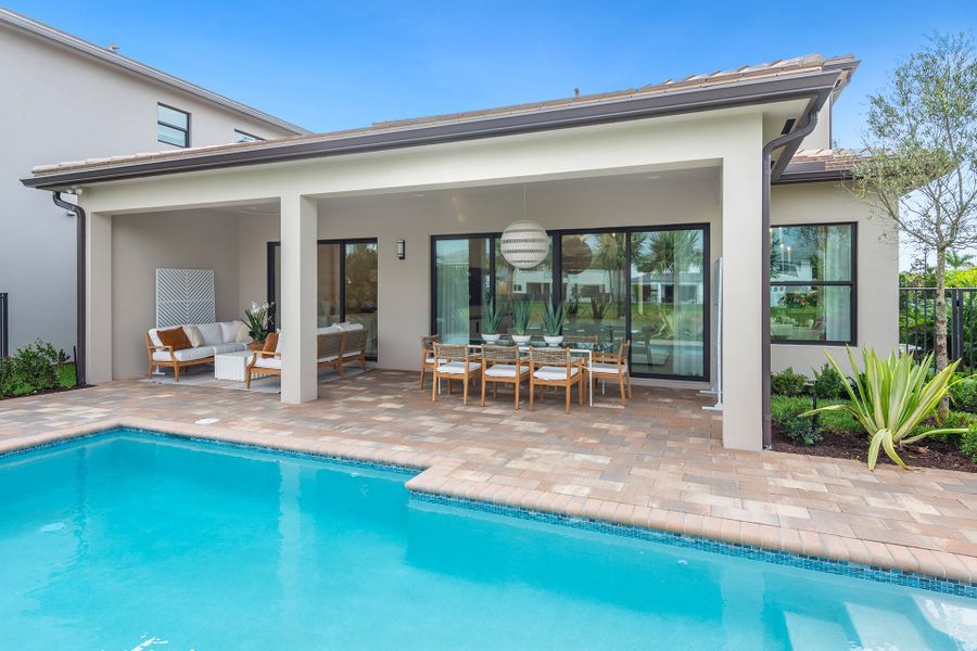 Representative exterior details of a home built from the Samoa by GL Homes in Lotus Edge, Boca Raton (Image 3).