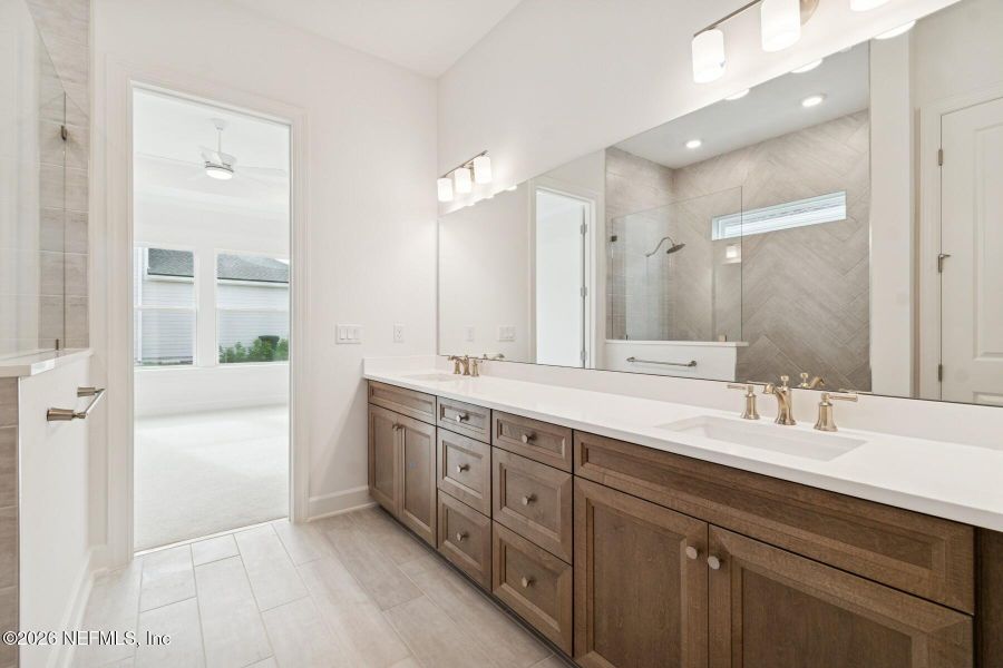 Furnished interior view inside a new home in Reflections 50' Front Load, Ponte Vedra (Image 9).