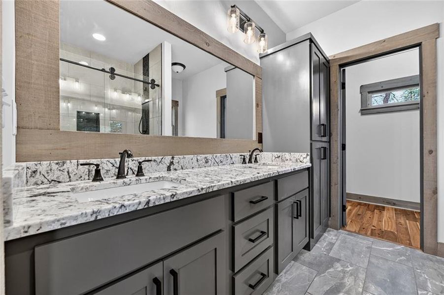 Furnished interior view inside a new home in , Ellijay (Image 11).