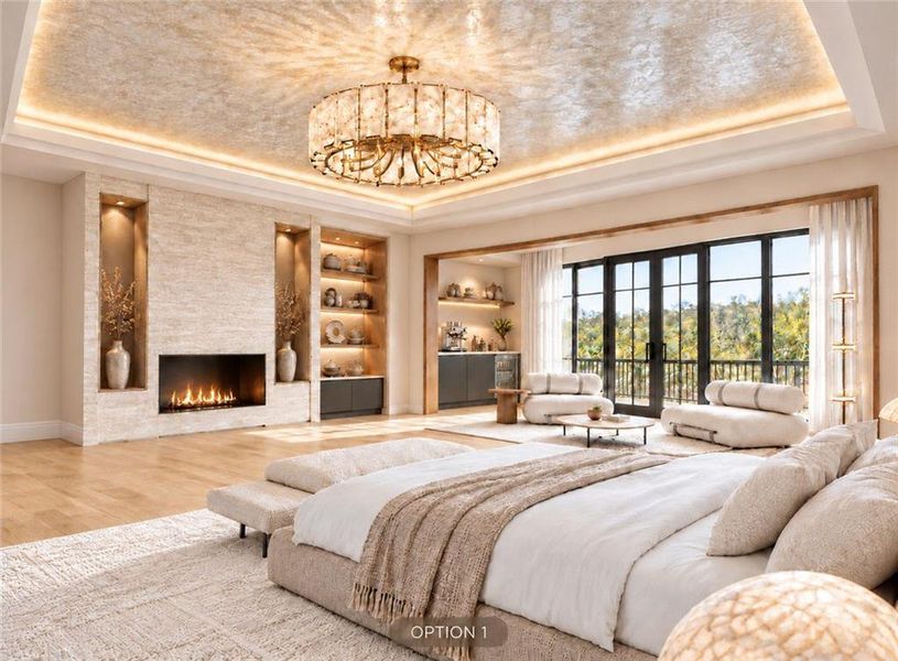 Furnished interior view inside a new home in , Alpharetta (Image 8).