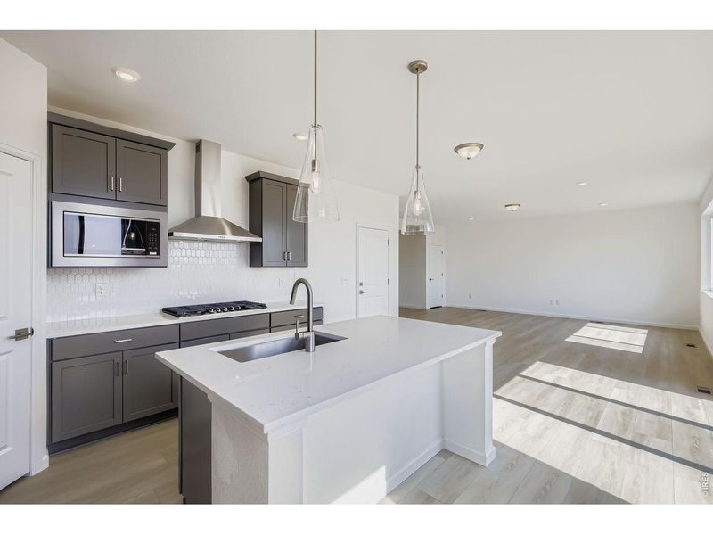 Furnished interior view inside a new home in Country Club Reserve, Fort Collins (Image 5).