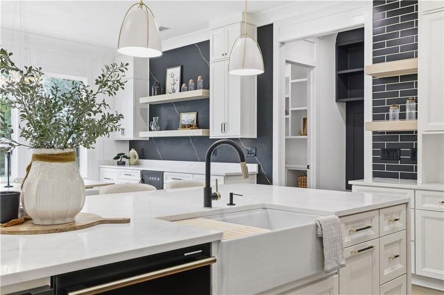 Furnished interior view inside a new home in , Monroe (Image 47).