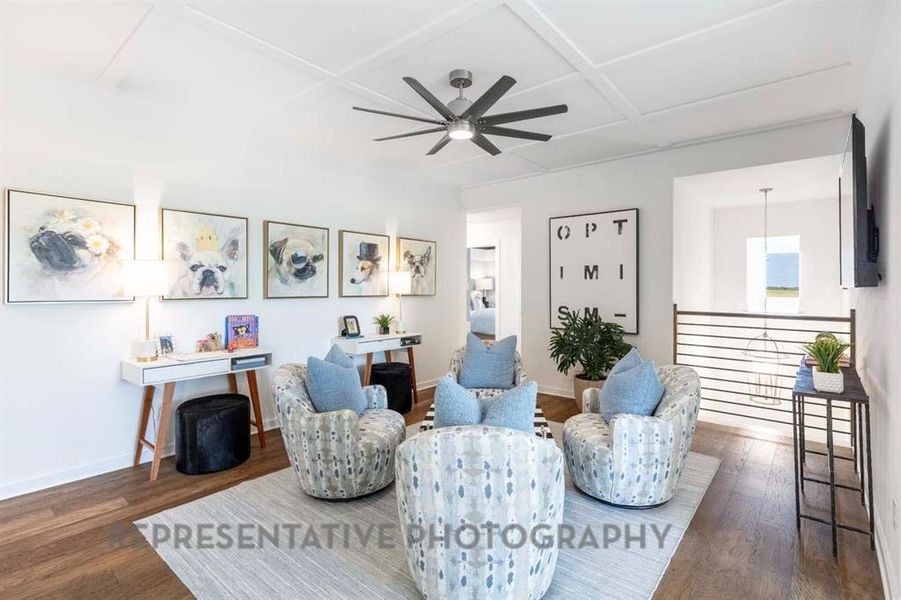 Furnished interior view inside a new home in Sonoma Verde: 60ft. lots, McLendon-Chisholm (Image 9).