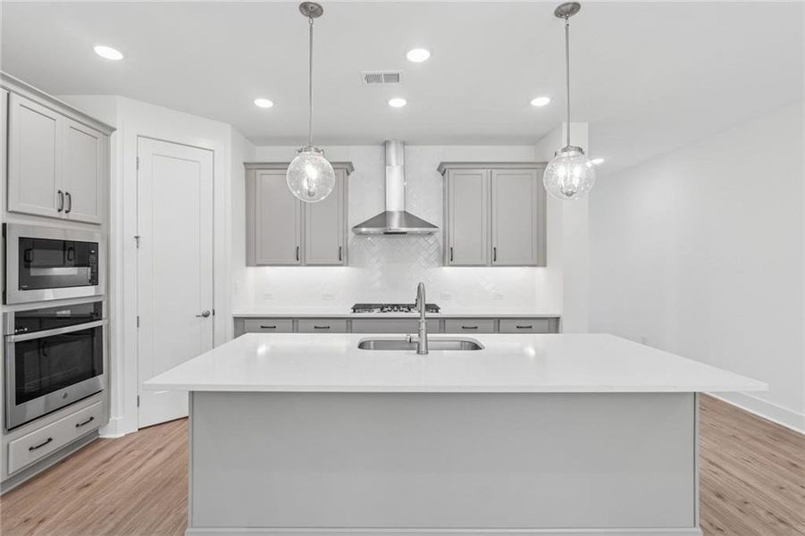 Furnished interior view inside a new home in Old Mill Preserve, Dallas (Image 5).