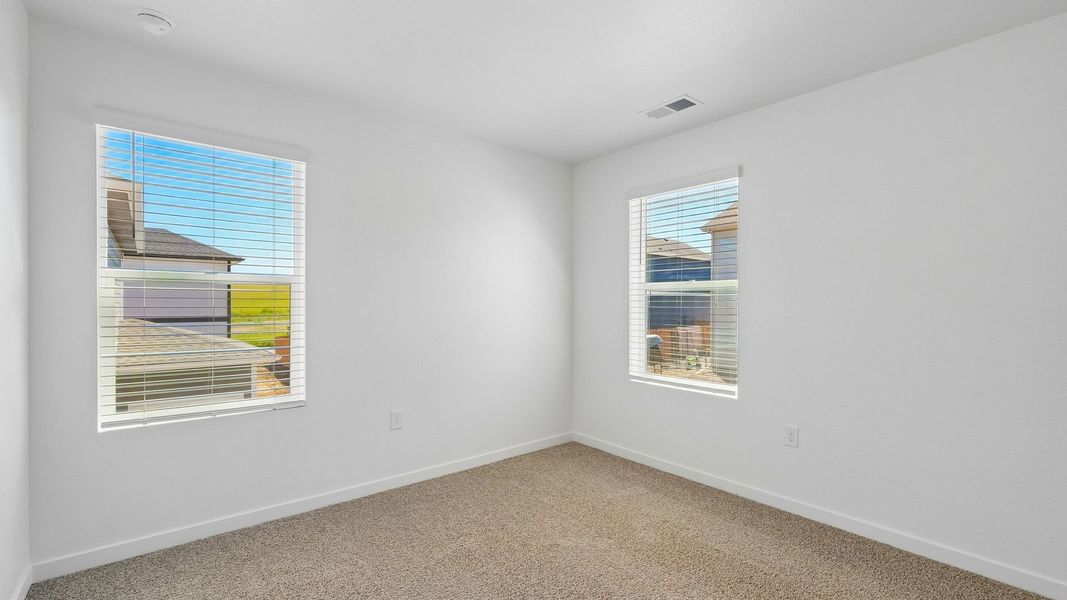 Spacious, unfurnished interior of a new home in The Ridge at Lorson Ranch, Colorado Springs (Image 16). Spacious, unfurnished interior of a new home in The Ridge at Lorson Ranch, Colorado Springs (Image 16).