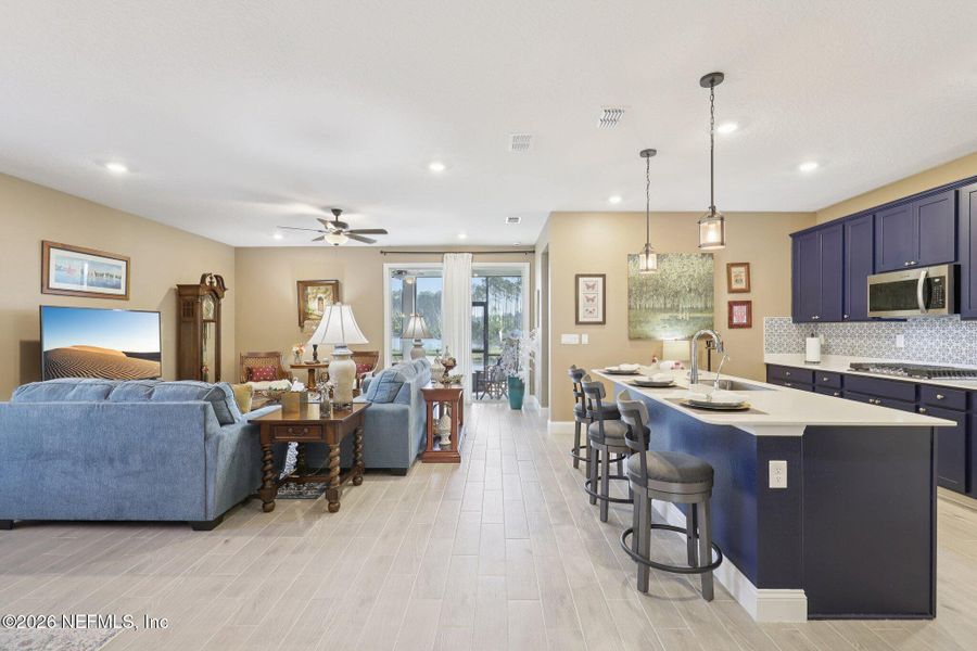 Furnished interior view inside a new home in Stillwater | Active Adult 55+, St. Johns (Image 13).