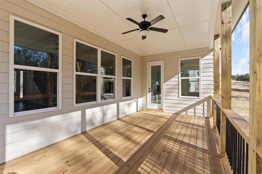 Exterior details and patio area of a home in , Waleska (Image 27).