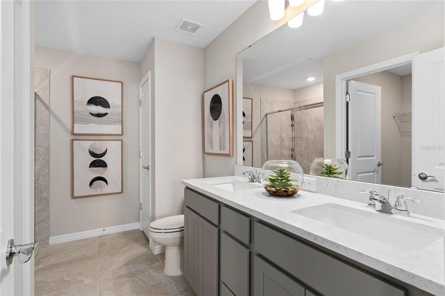 Furnished interior view inside a new home in EverBe, Orlando (Image 6).