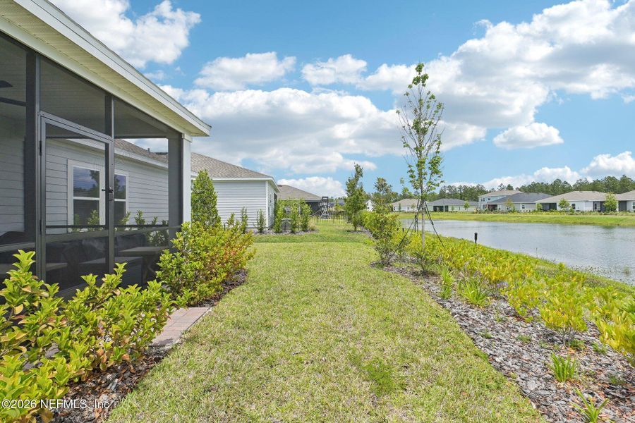 Exterior details and patio area of a home in Shearwater, St. Augustine (Image 29).