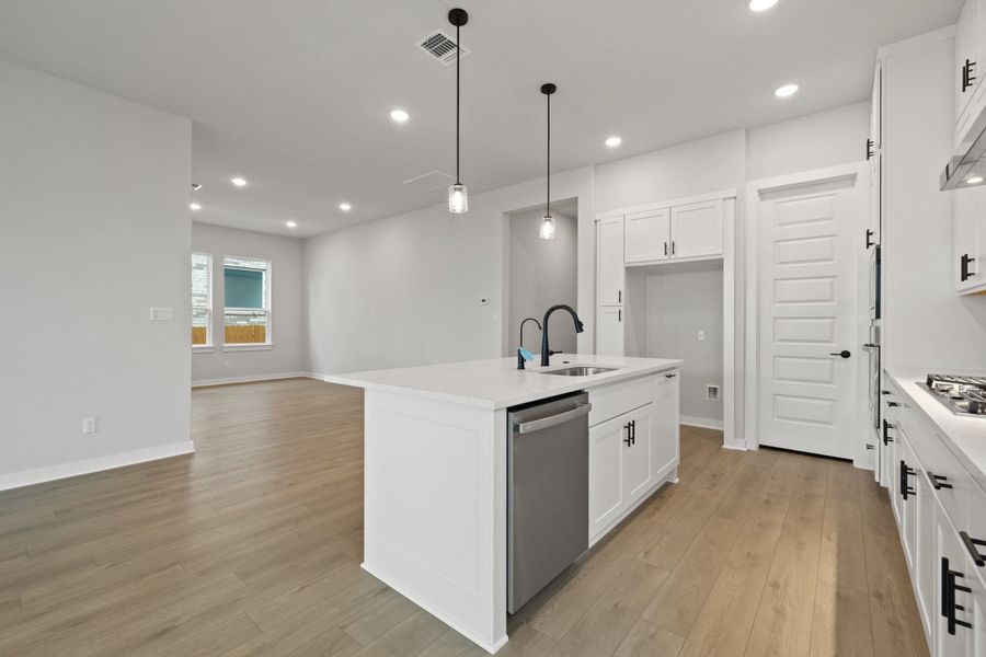 Furnished interior view inside a new home in Heritage, Dripping Springs (Image 13).