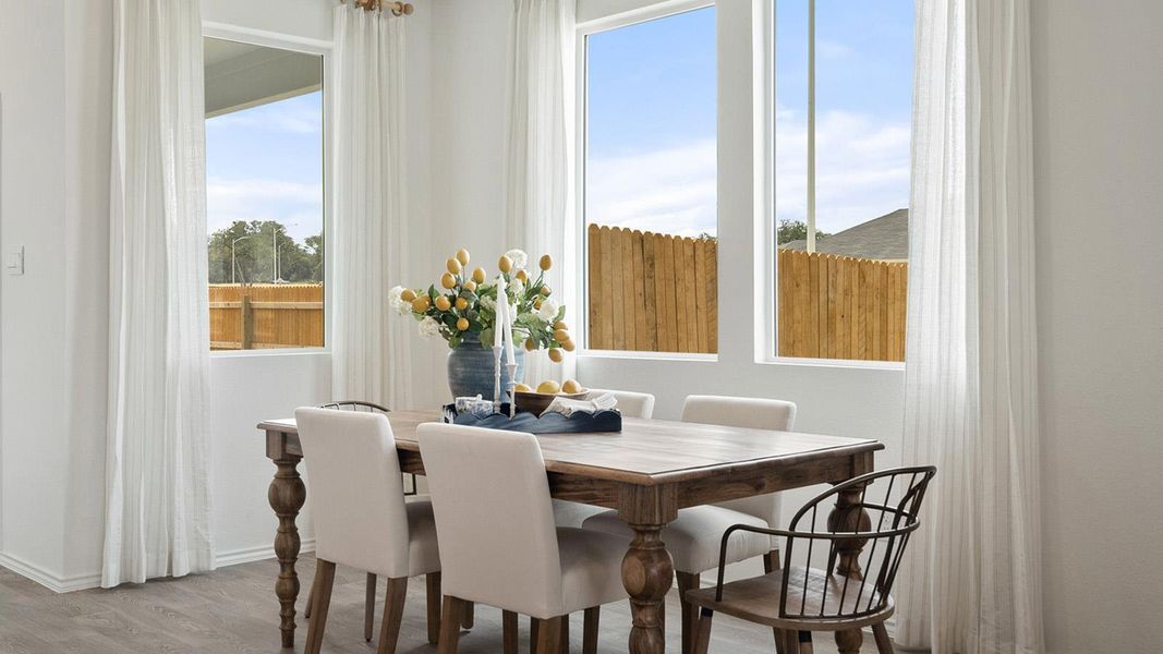 Furnished interior view inside a new home in Valverde, Bastrop (Image 16).